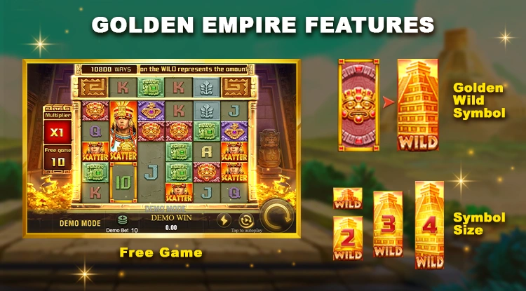 golden empire jili slot Features