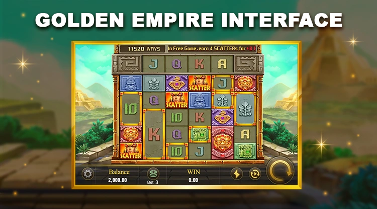 golden empire jili slot Interface