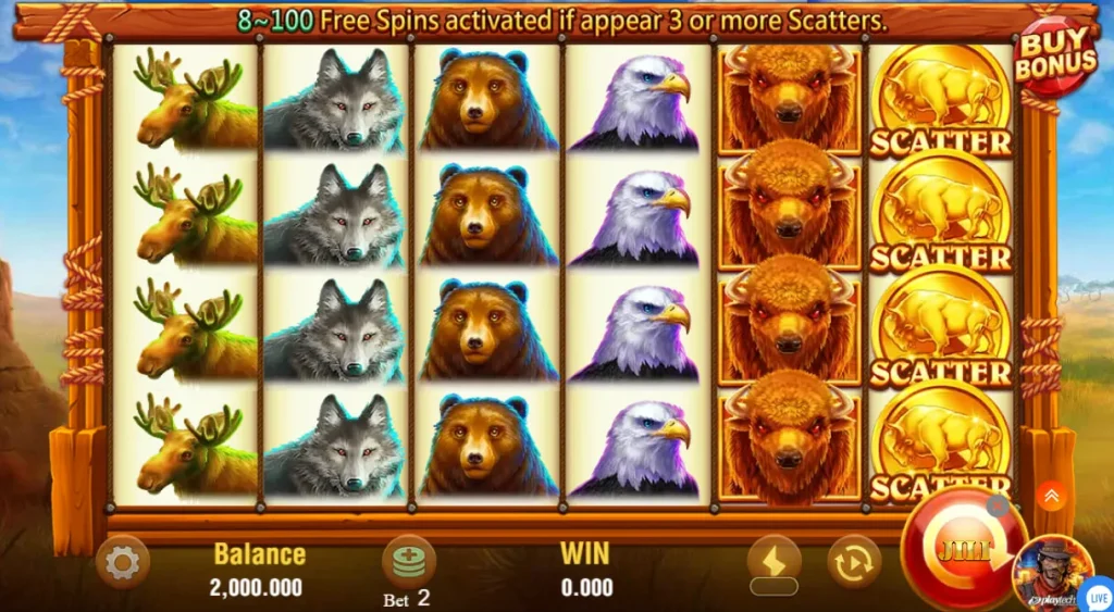 Charge Buffalo Free Play at Hawkplay