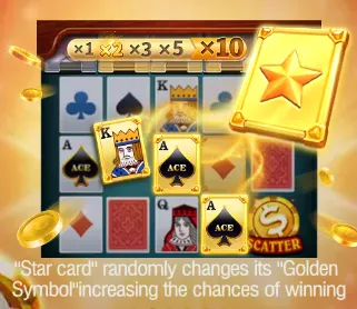 Super Ace Deluxe Special Symbols Star Card